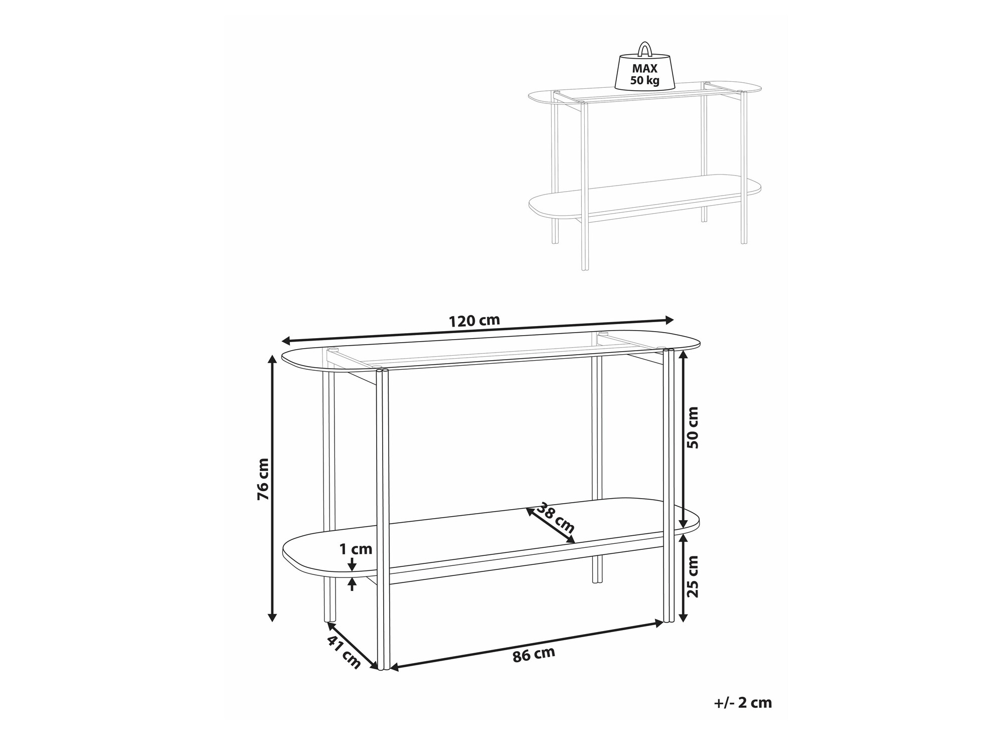 Konsolė Berwyn 2278 (Sidabrinė + Šviesus medis)