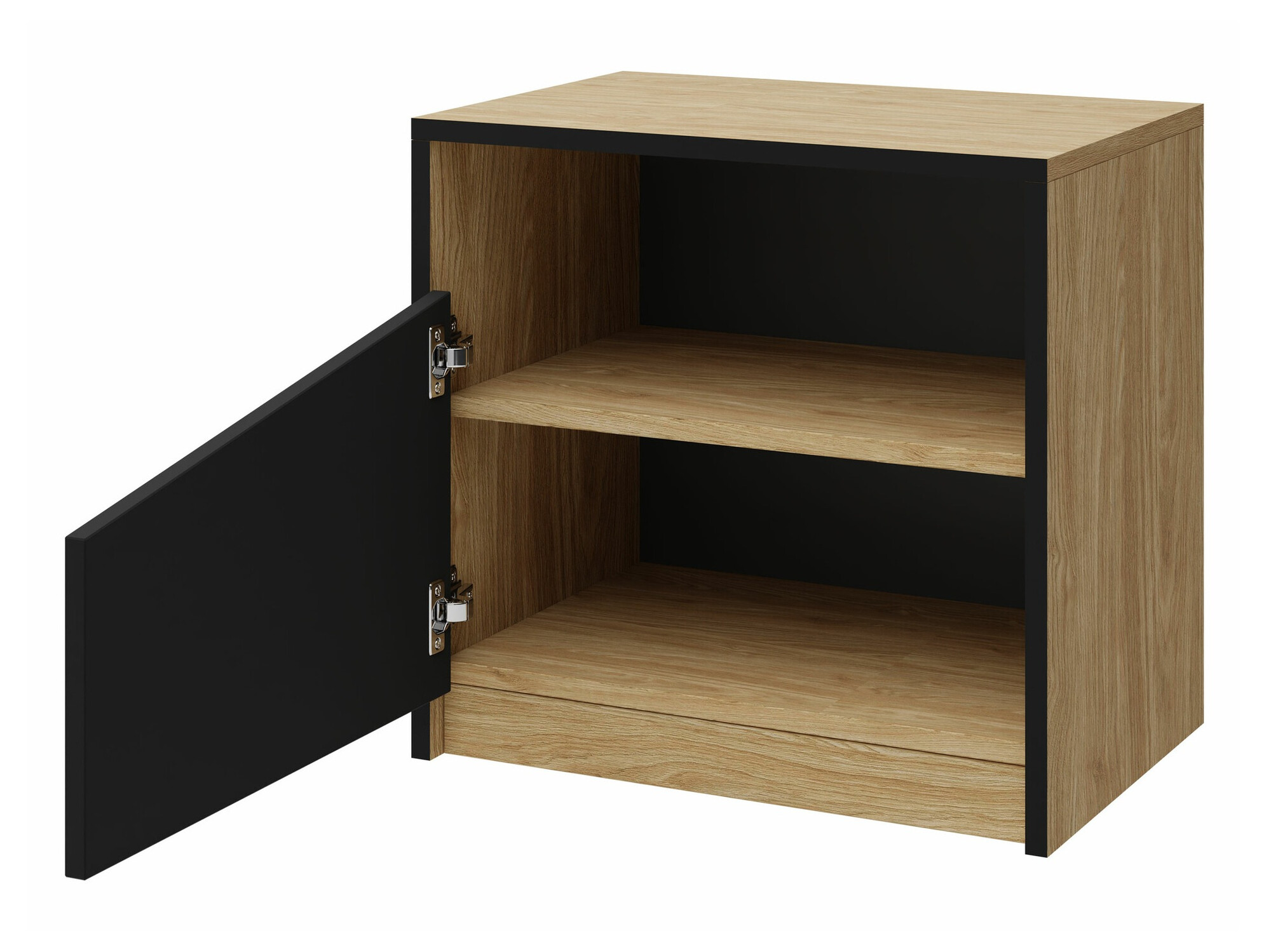 Naktinis staliukas Tenreme 105 (Smėlinė + Ąžuolas)