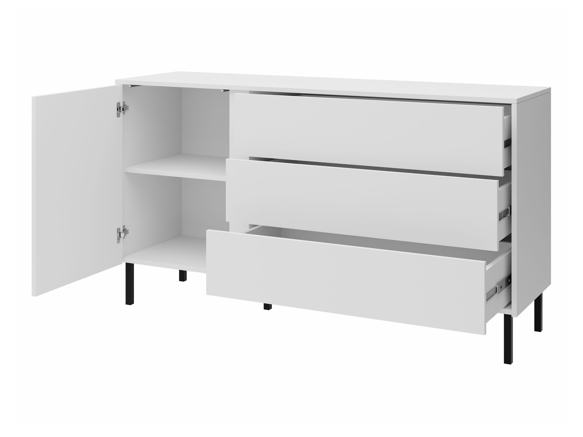 Svetainės komplektas Lumiri 108 (Ąžuolas + Juoda)