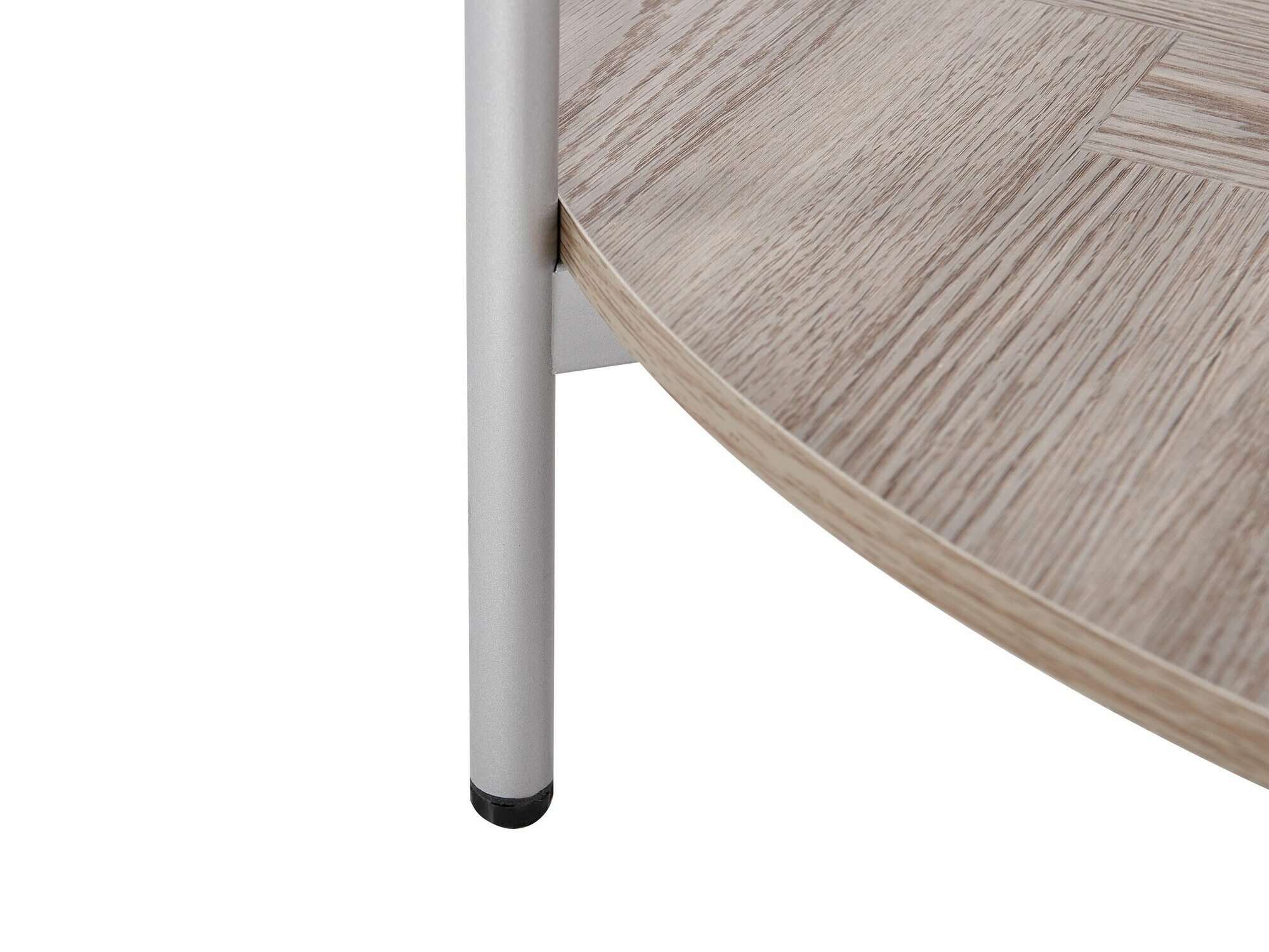 Žurnalinis staliukas Berwyn 2275 (Sidabrinė + Šviesus medis)