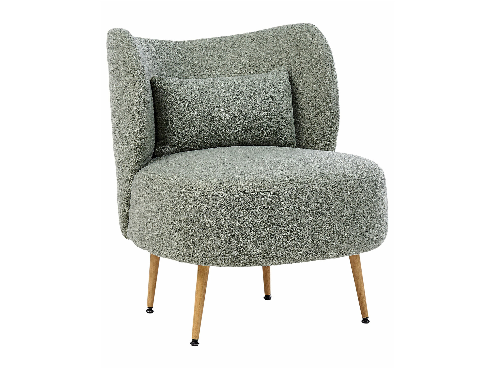 Fotelis Berwyn 570 (Žalia + Šviesus medis)