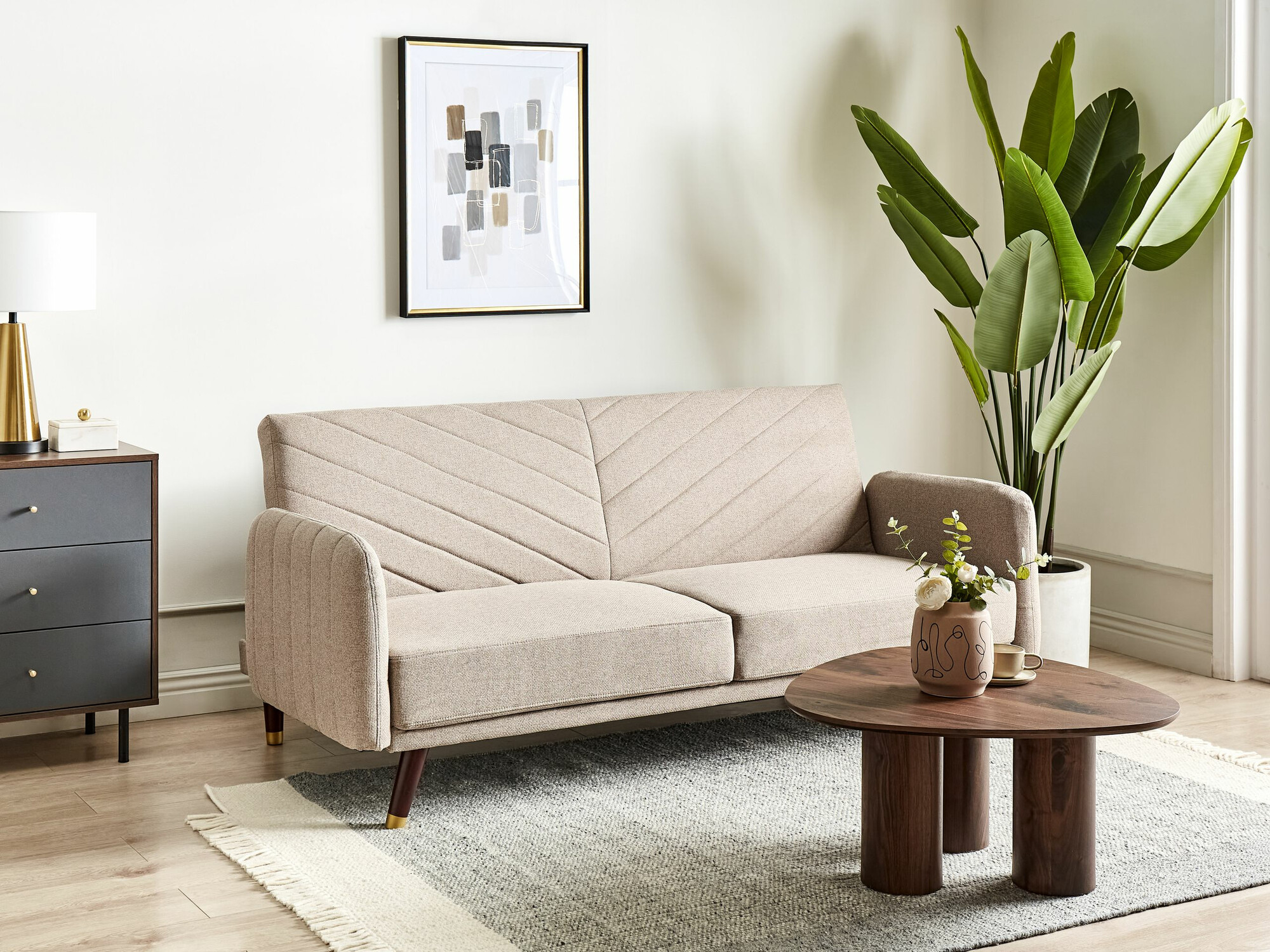 Sofa lova Berwyn 2283 (Šviesi ruda)