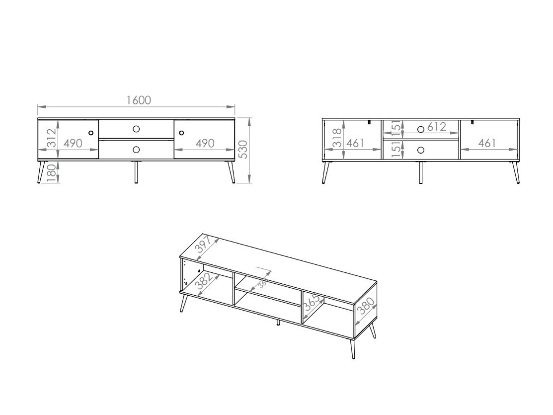 TV staliukas Veslomi 106
