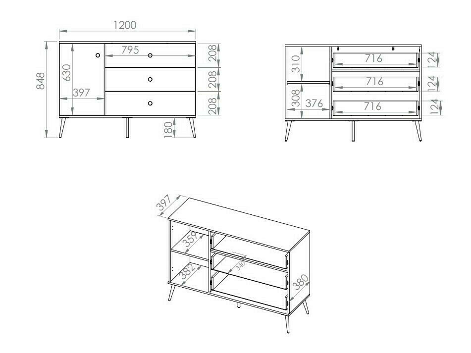 Svetainės komplektas Veslomi 111