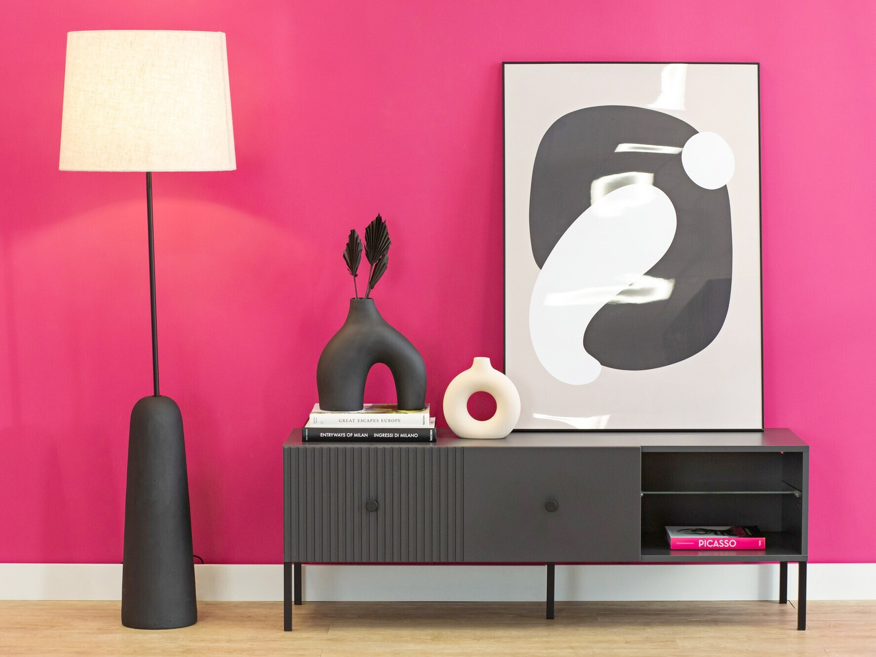 TV staliukas Etliva 104 (Antracitas)