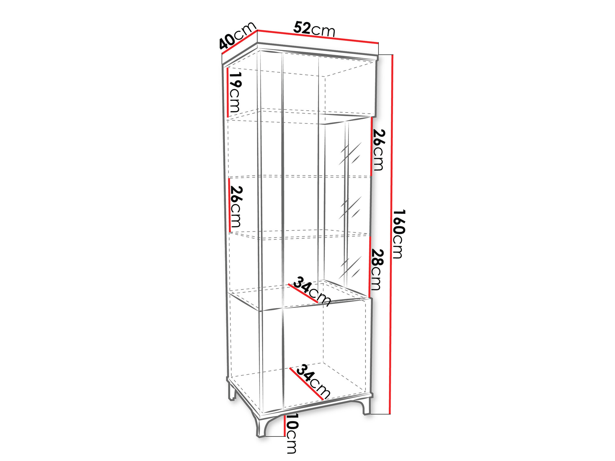 Lentyna Florem (Balta + Blizgi balta + Šviesus medis)