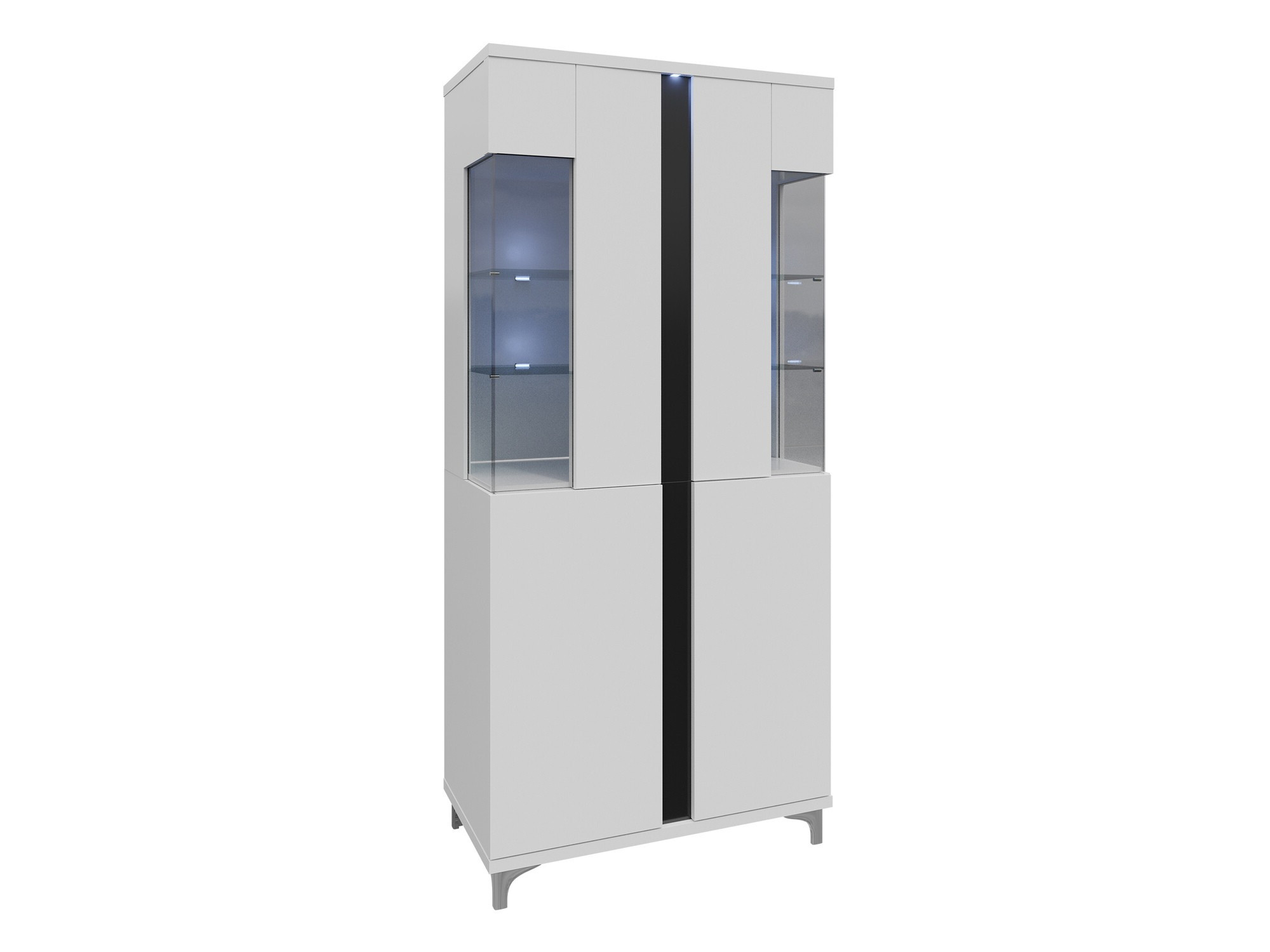 Lentyna Florem IV (Balta + Blizgi balta + Blizgi juoda)