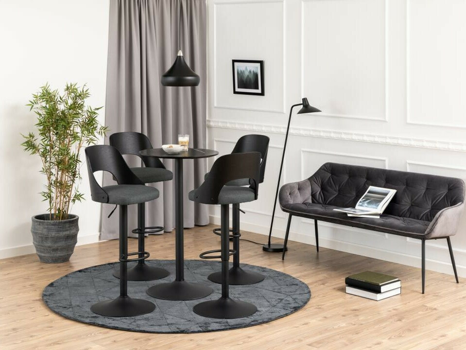 Pusbario kėdė Norsica 606 (Pilka + Juoda)