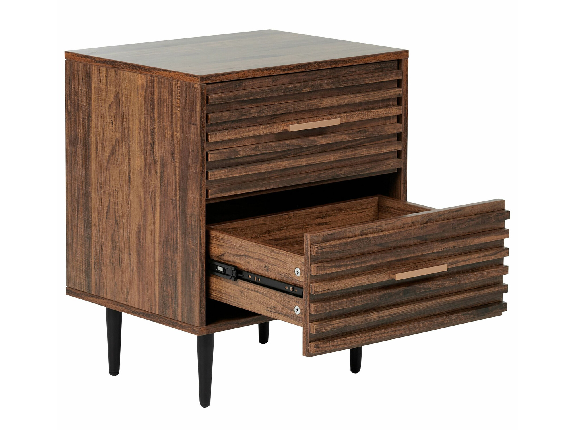 Naktinis staliukas Berwyn 2913 (Tamsi ruda)