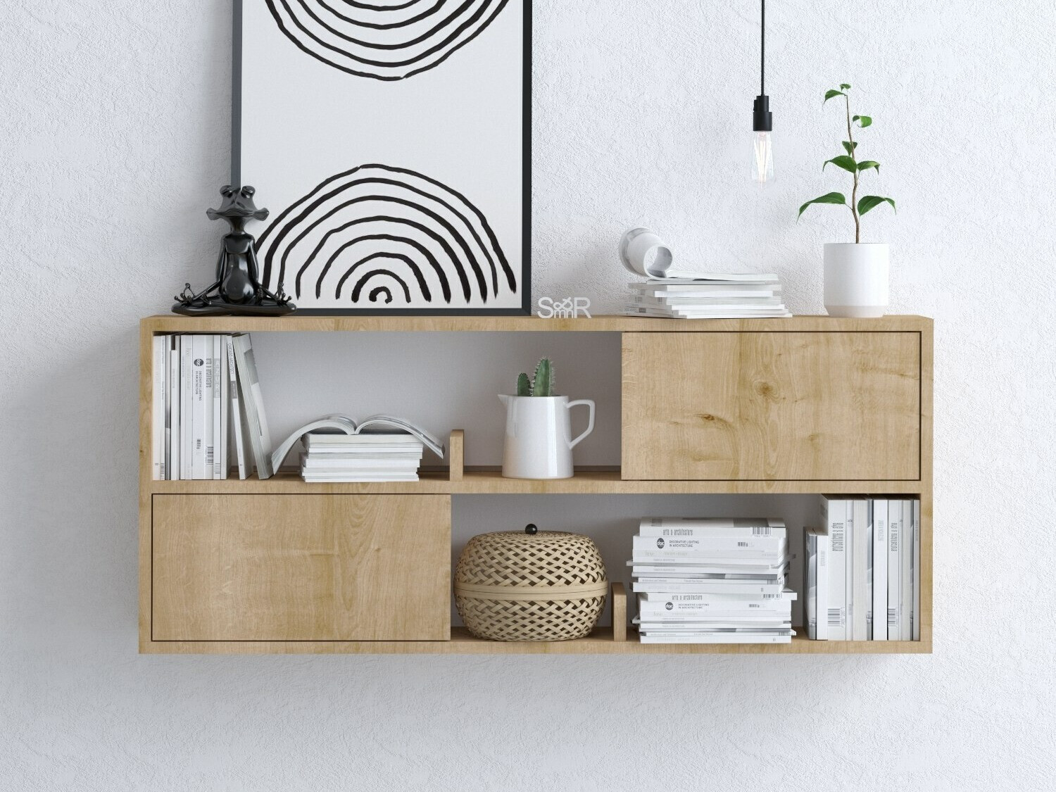 Pakabinama lentyna Sonliro 147 (Ąžuolas)