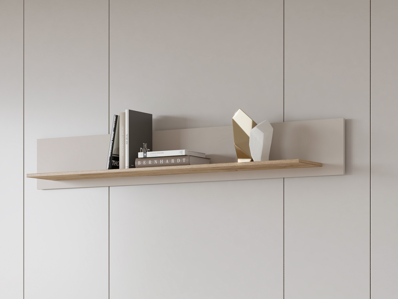 Pakabinama lentyna Sovera 100 (Auksinis ąžuolas + Kašmyras)