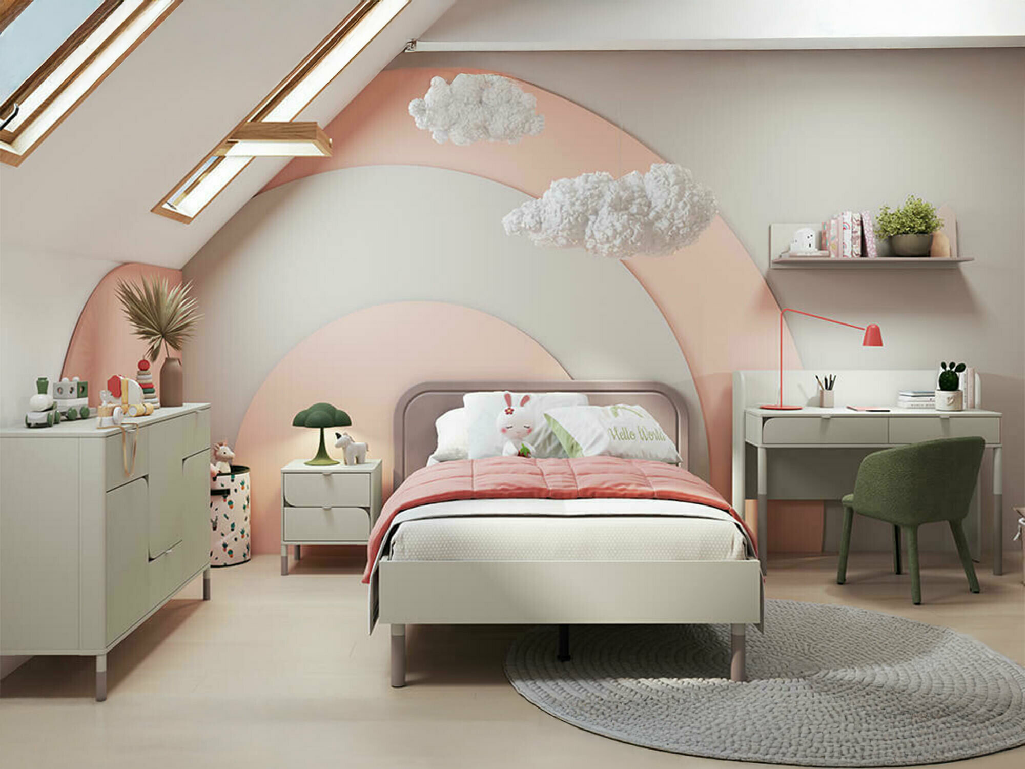 Vaikų kambario komplektas Lomsono 119