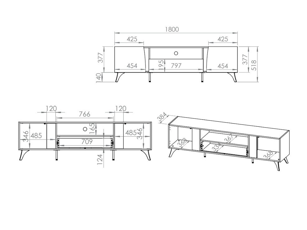 TV staliukas Verenoa 103