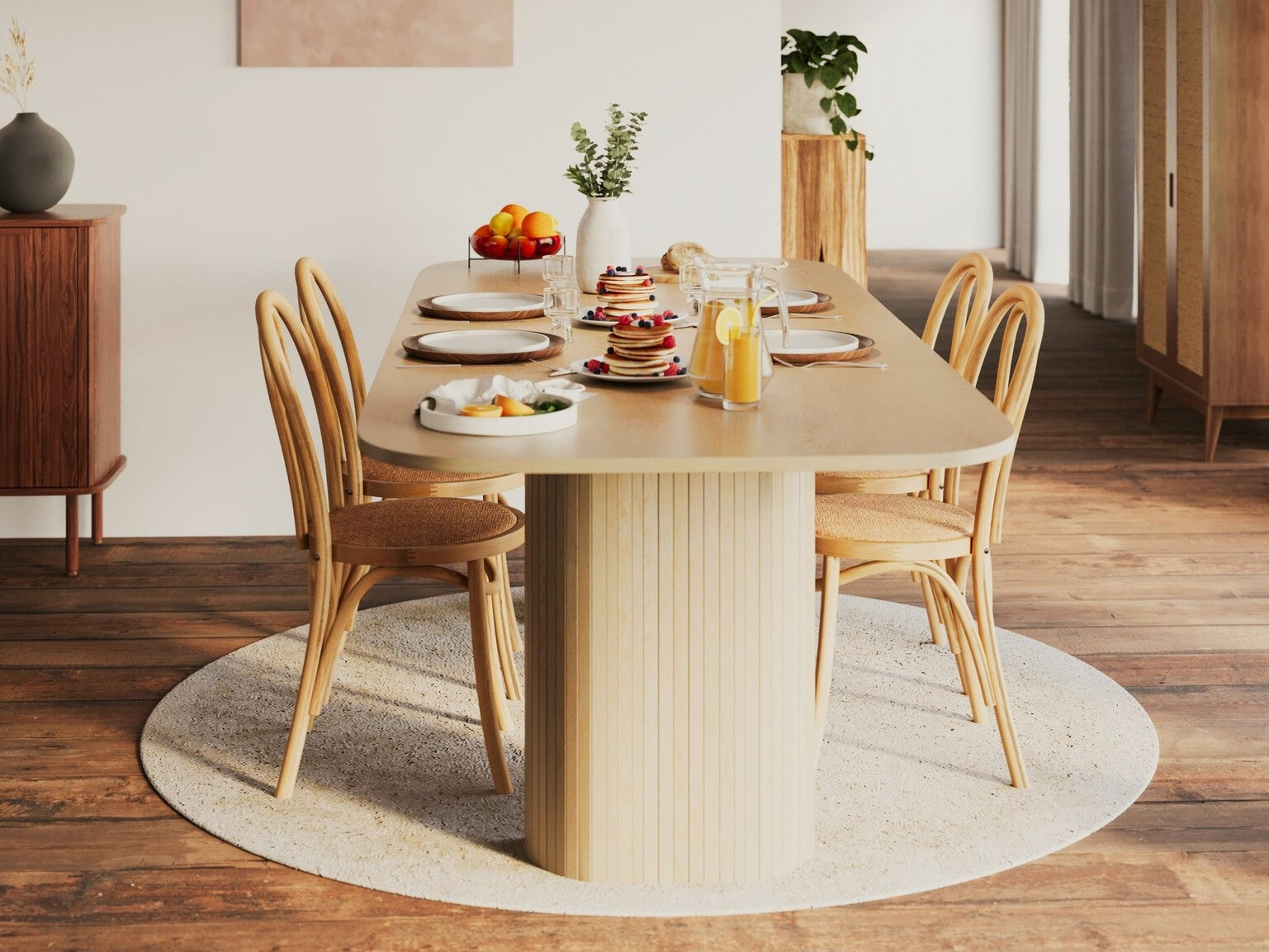 Stalas Evarleva 115 (Šviesus medis)