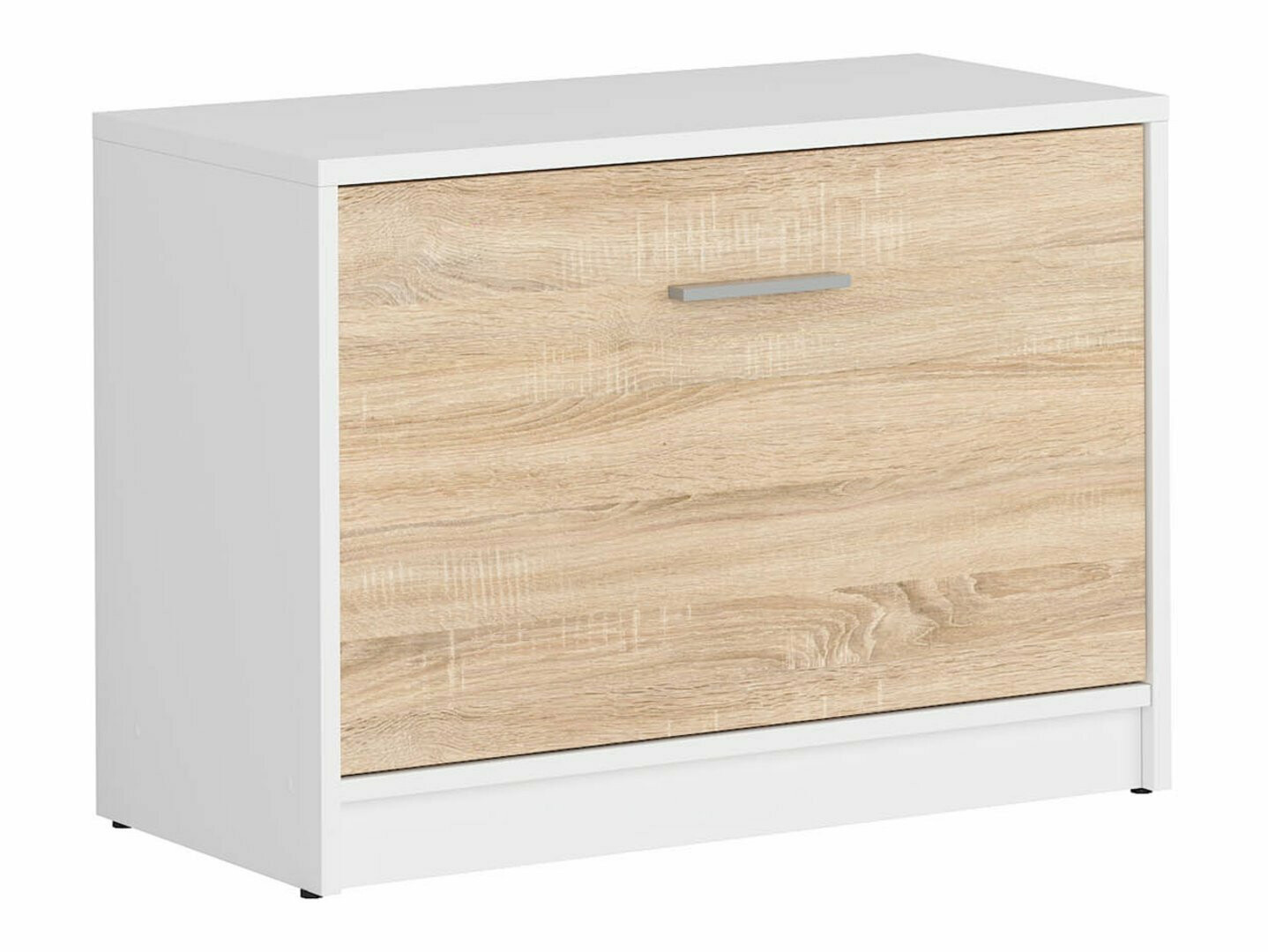 Batų dėžė Novsore 111 (Balta + Sonomos ąžuolas)