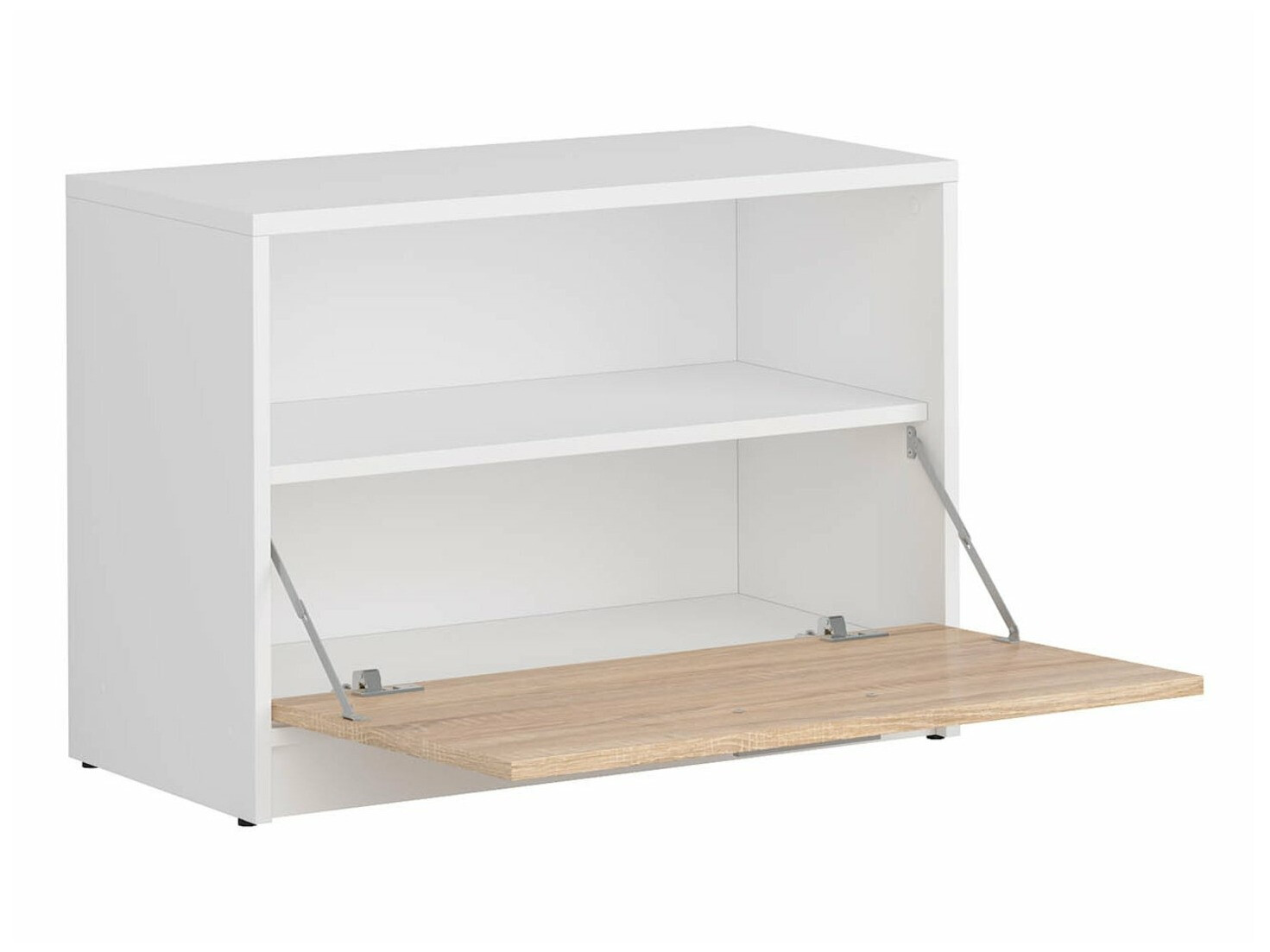 Batų dėžė Novsore 111 (Balta + Sonomos ąžuolas)