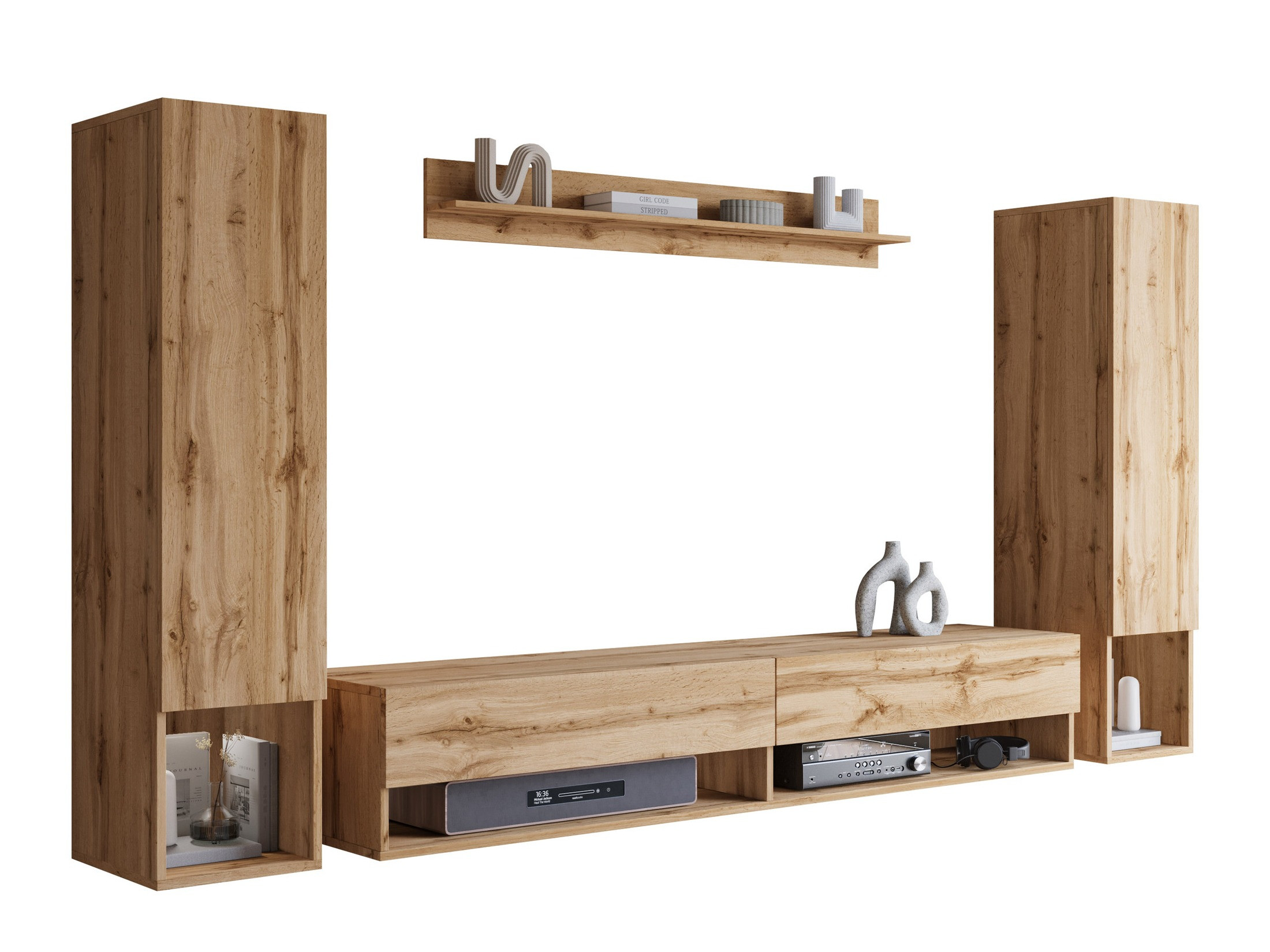 Svetainės komplektas Sarasota 176 (Votan ąžuolas)