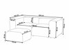 Modulinė sofa Balcoro 101 (Smėlinė)