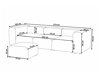 Modulinė sofa Balcoro 104 (Smėlinė)