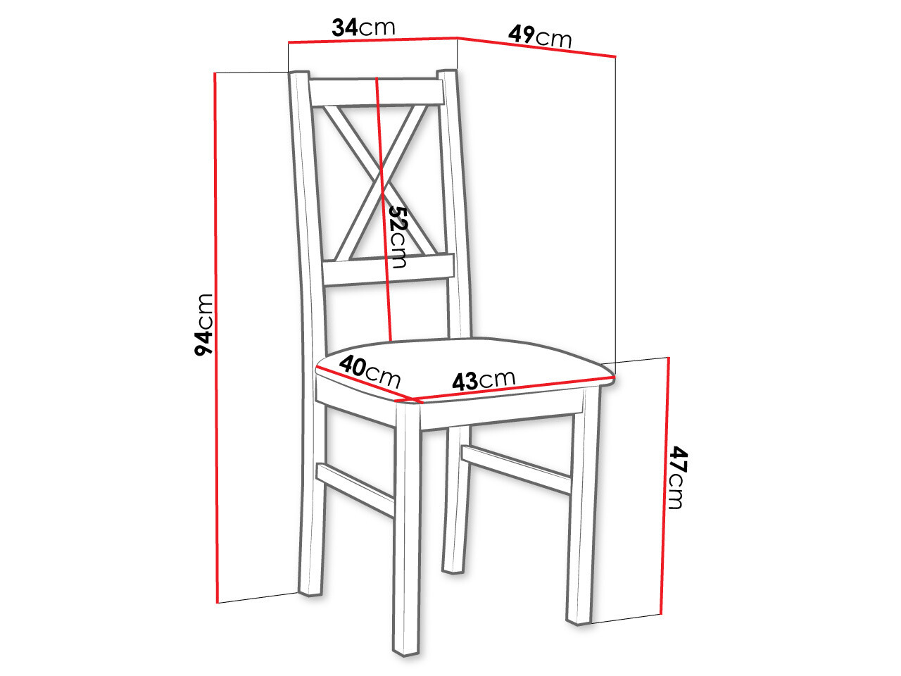 Kėdė Victorville 173 (Juoda)