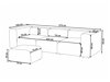Modulinė sofa Balcoro 105 (Smėlinė)