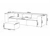 Modulinė sofa Balcoro 105 (Žalia)