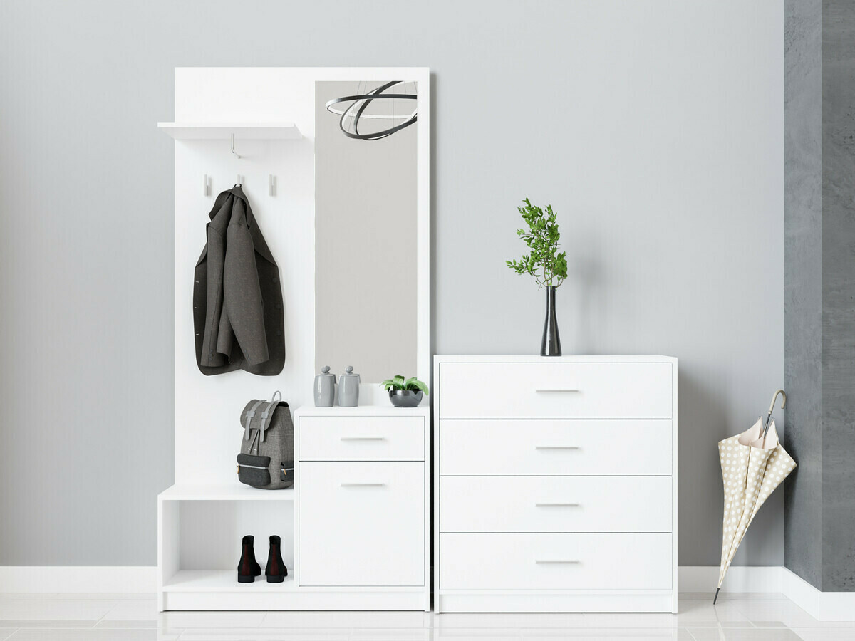 Prieškambario komplektas Novsore 148 (Balta)