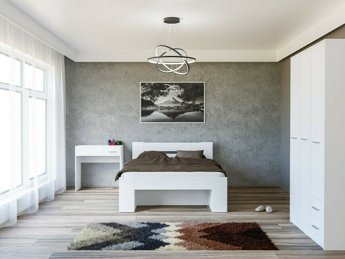 Miegamojo komplektas Novsore 144 (Balta)