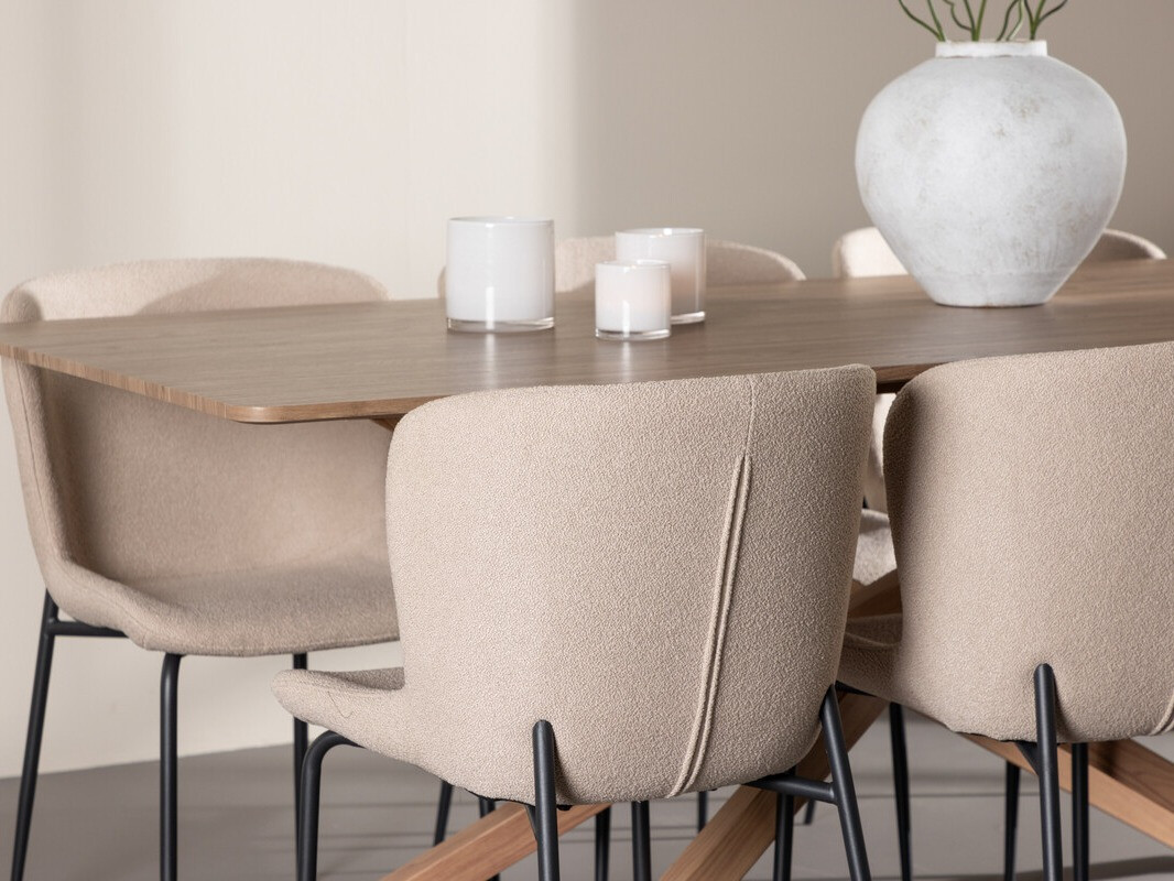 Valgomojo komplektas Dallas 5102 (Smėlinė)