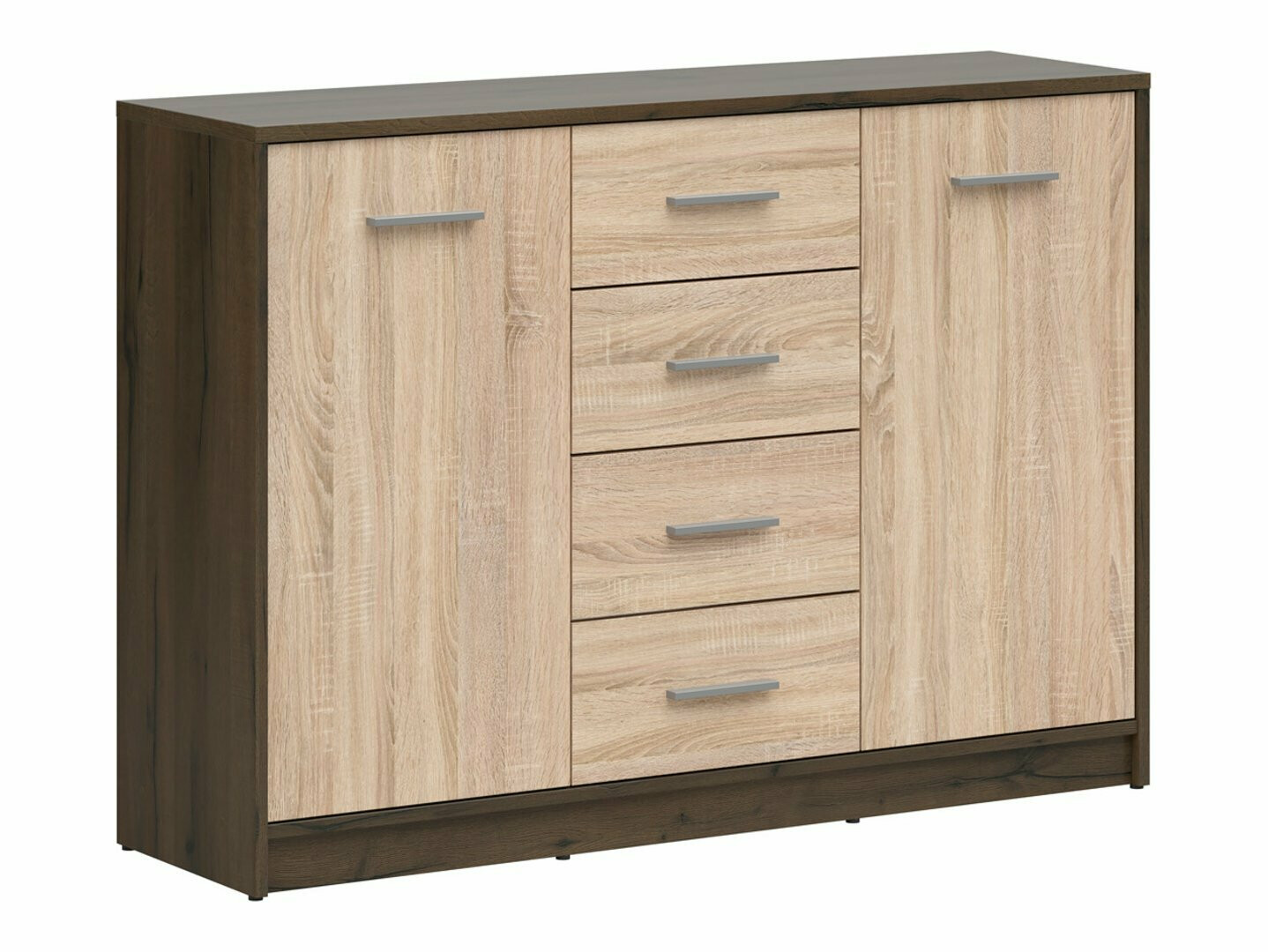 Komoda Novsore 118 (Tamsus ąžuolas + Sonomos ąžuolas)