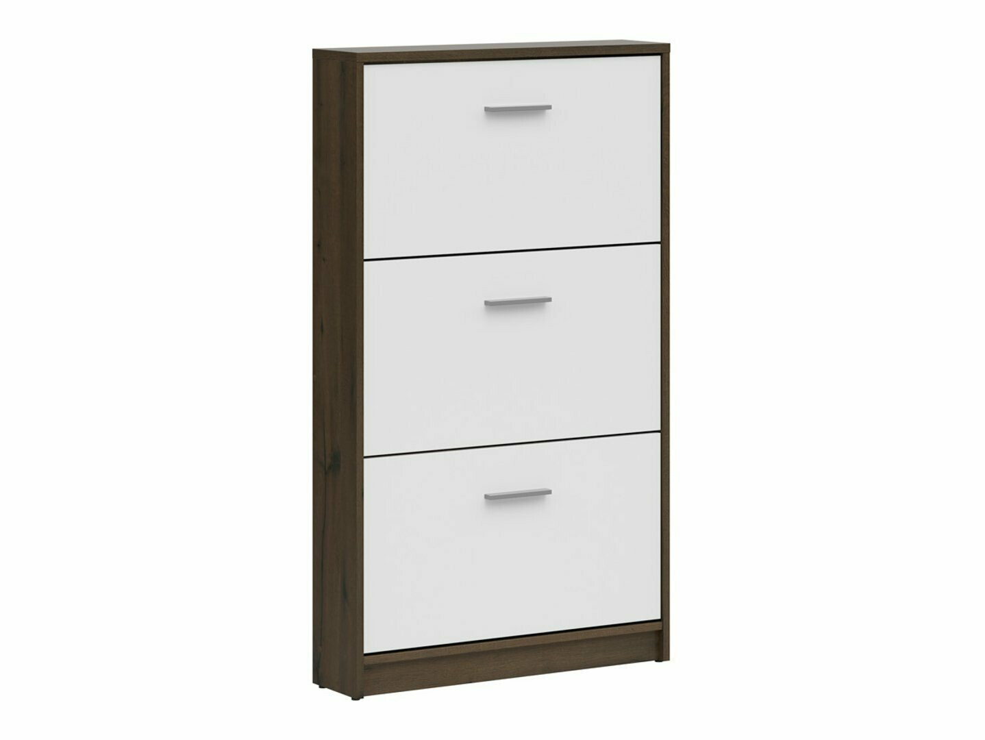 Batų dėžė Novsore 113 (Tamsus ąžuolas + Balta)