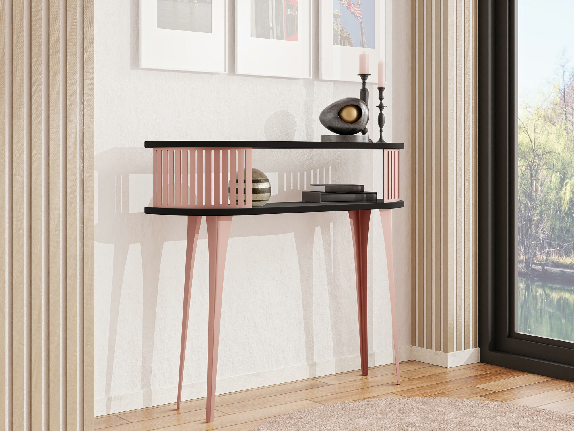 Konsolė Sordore 113 (Rožinė + Juoda)