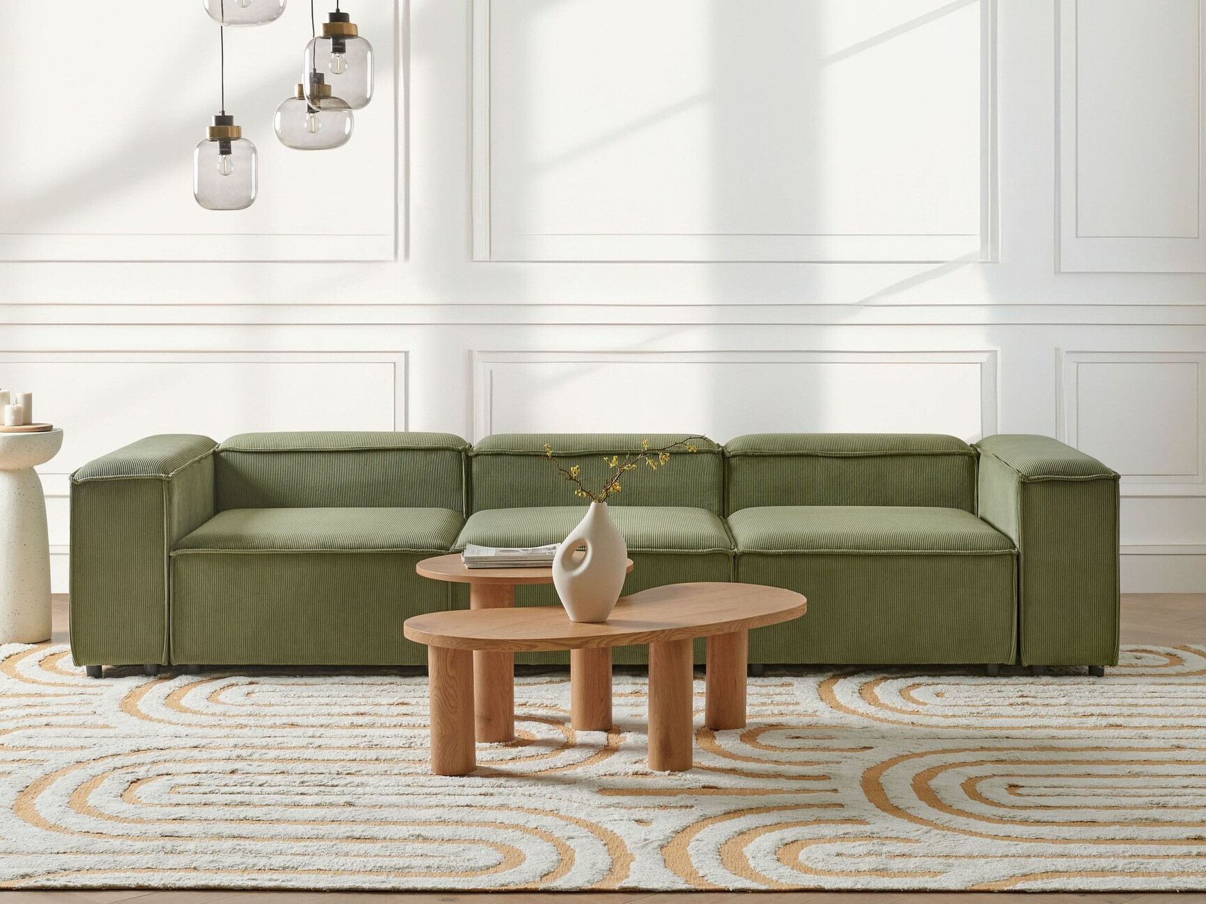 Modulinė sofa Serophi 104 (Žalia)