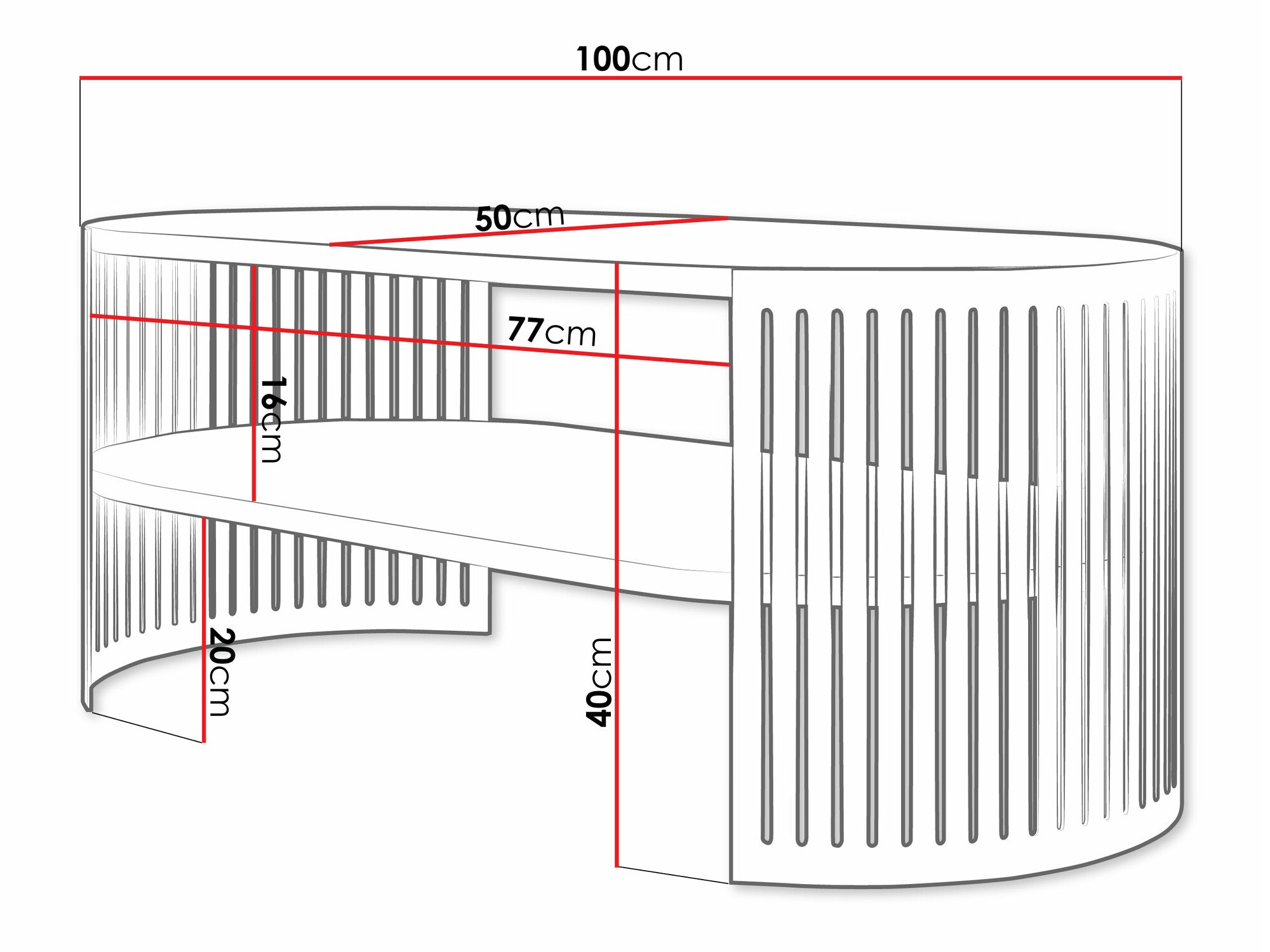 Žurnalinis staliukas Sordore 115 (Juoda + Juodas marmuras)