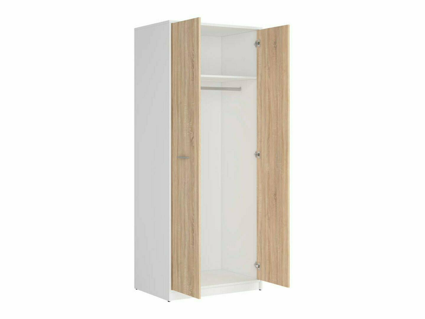 Biuro komplektas Novsore 153 (Balta + Sonomos ąžuolas)