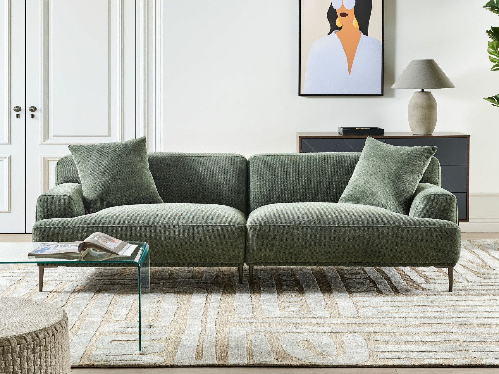 Sofa Berwyn 2406 (Žalia)