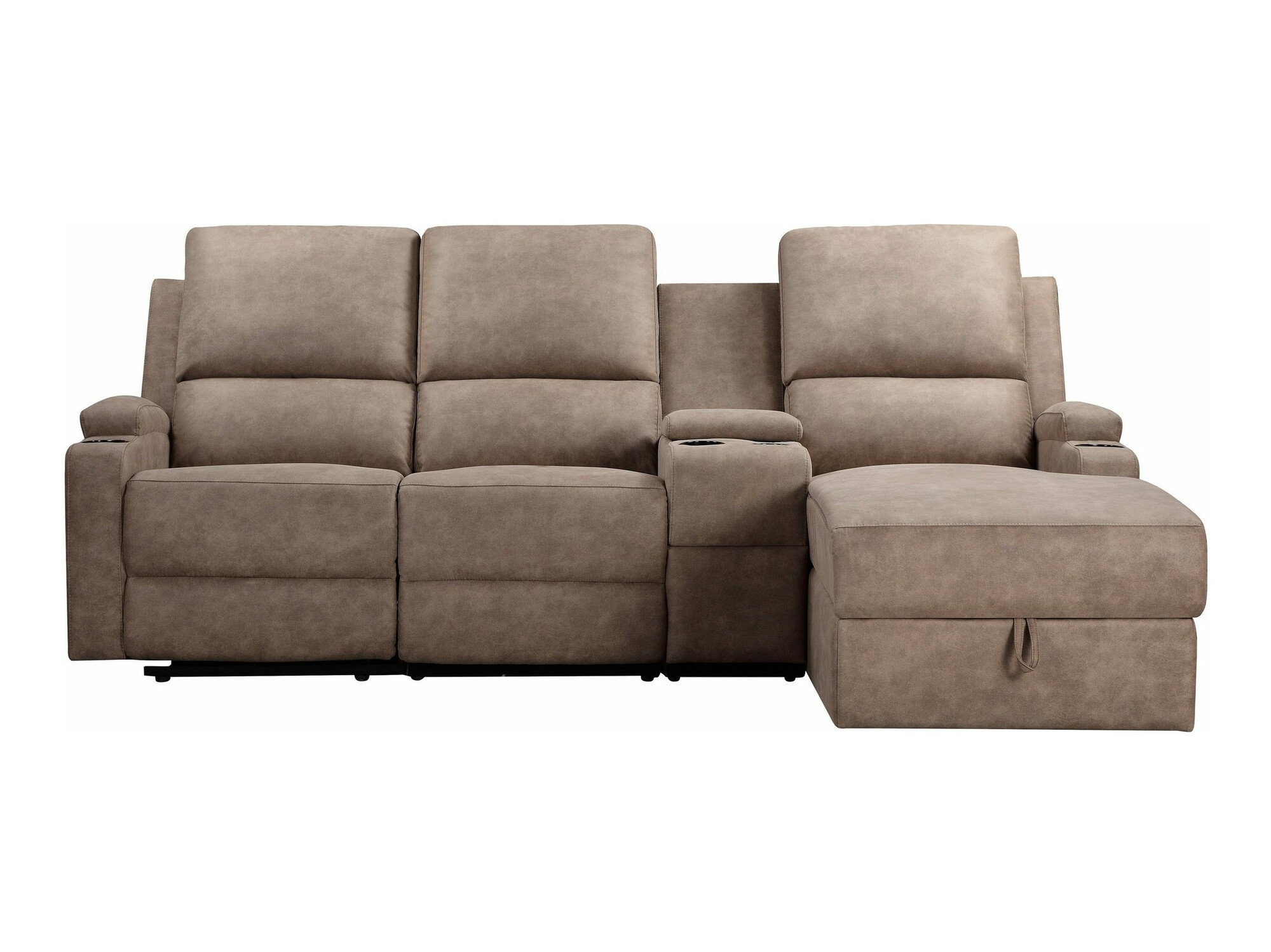 Minkštas kampas reglaineris Denton 1368 (Taupe)