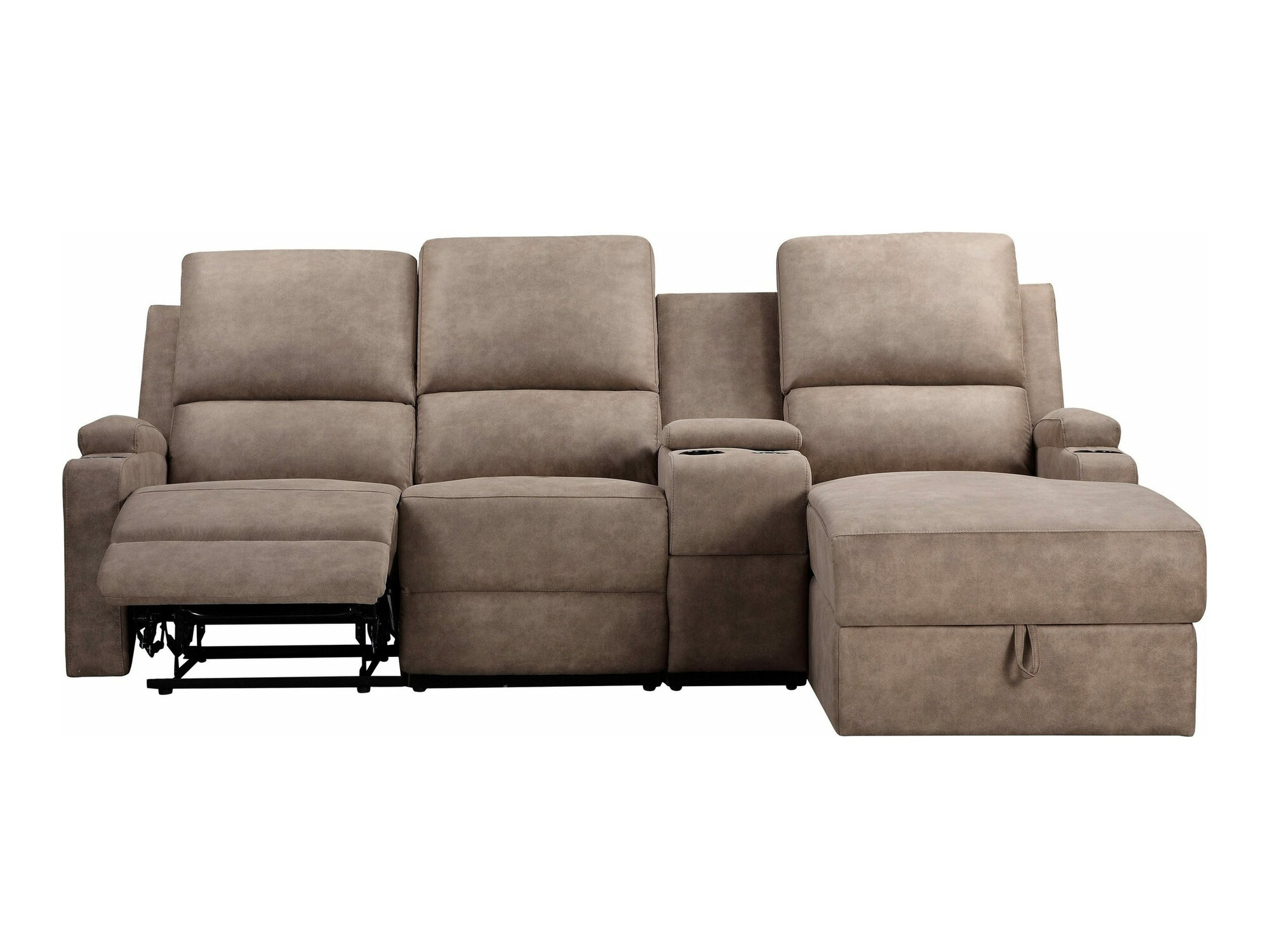 Minkštas kampas reglaineris Denton 1368 (Taupe)