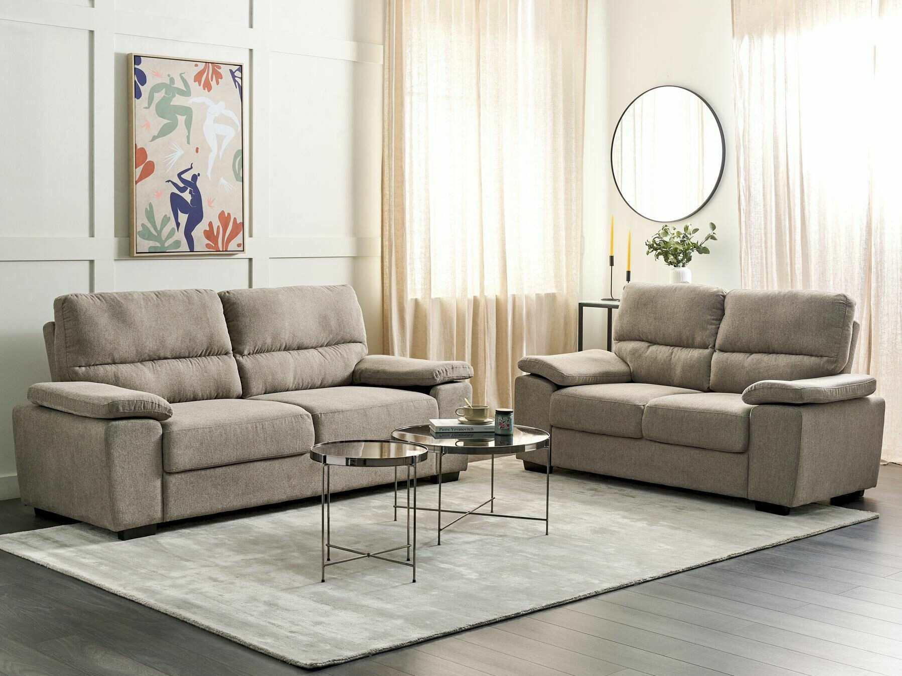 Sofa Berwyn 1325 (Šviesi ruda)