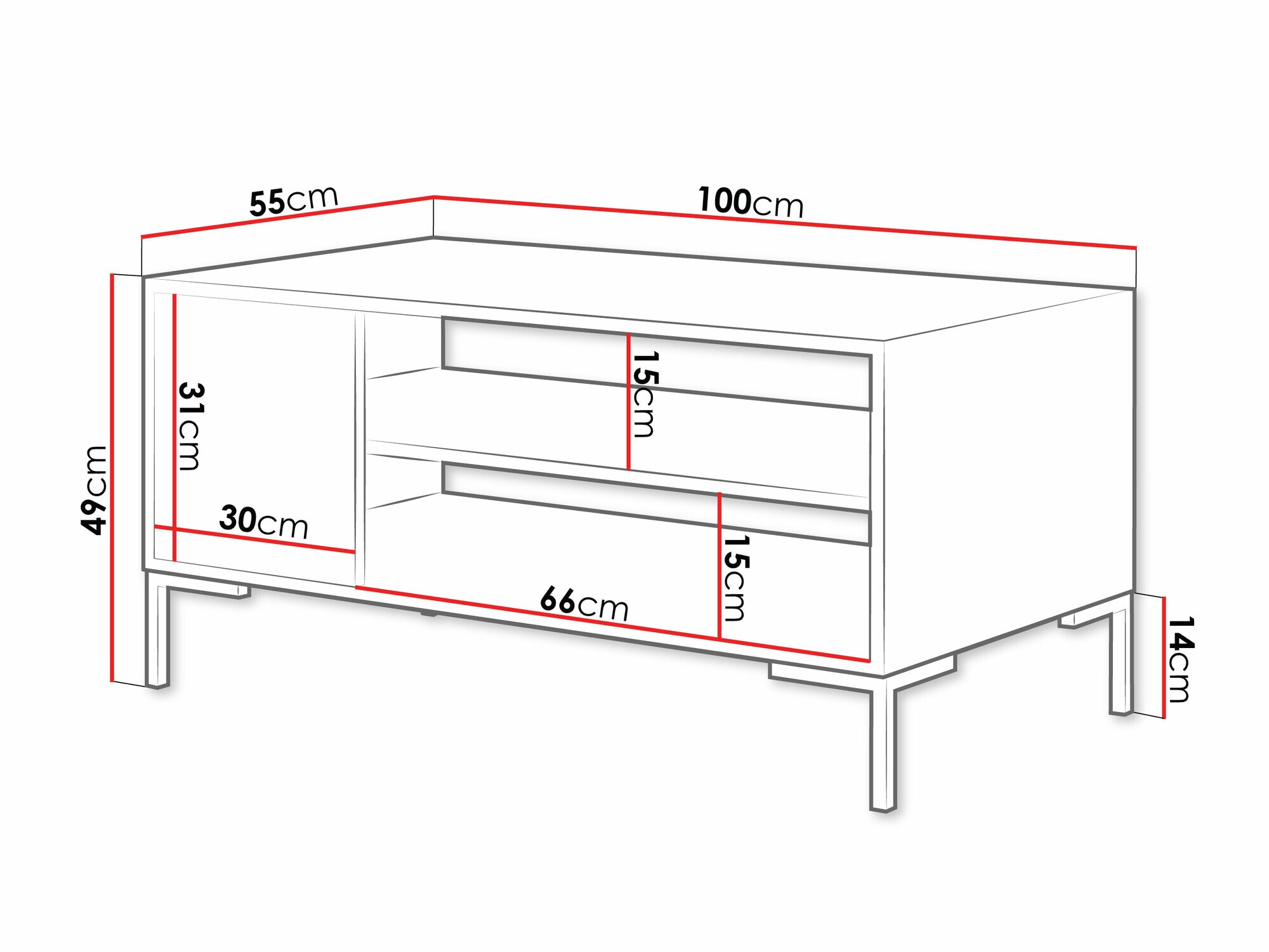 Žurnalinis staliukas Fabula