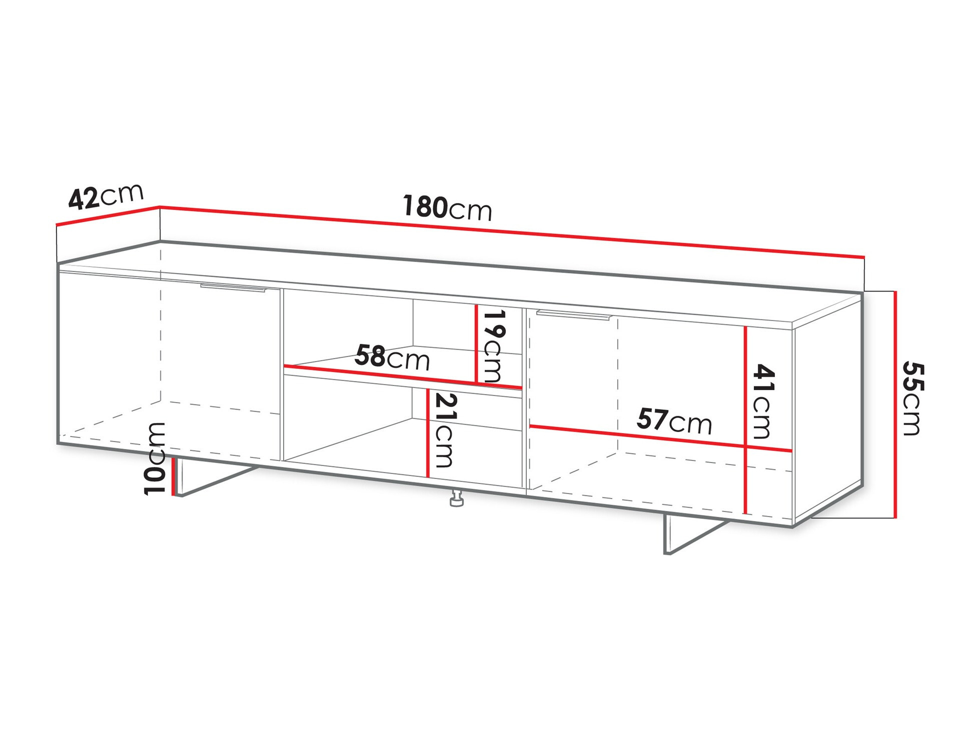 TV staliukas Flotei 105