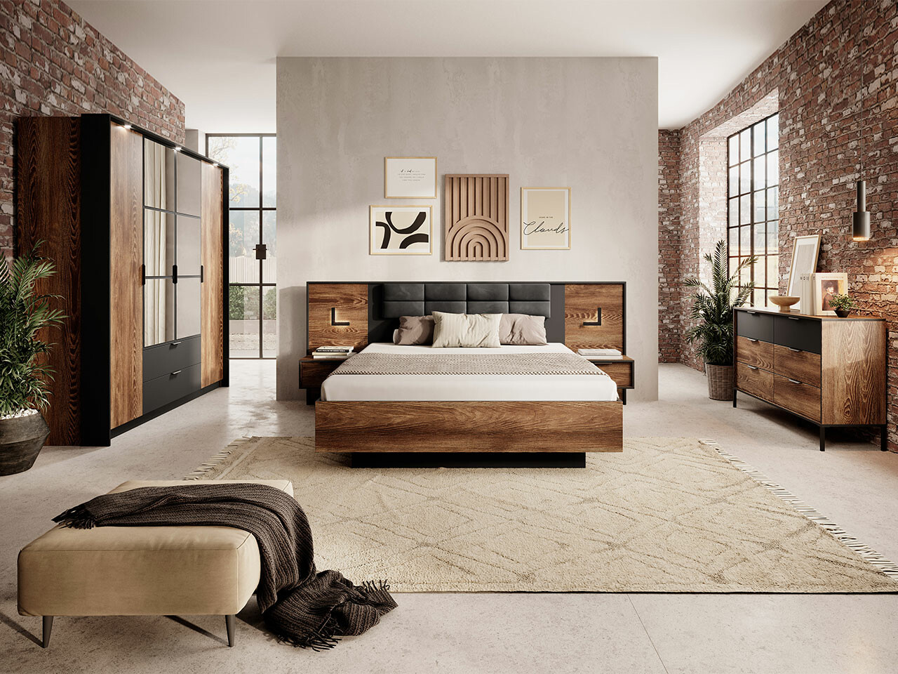 Miegamojo komplektas Flodale 106