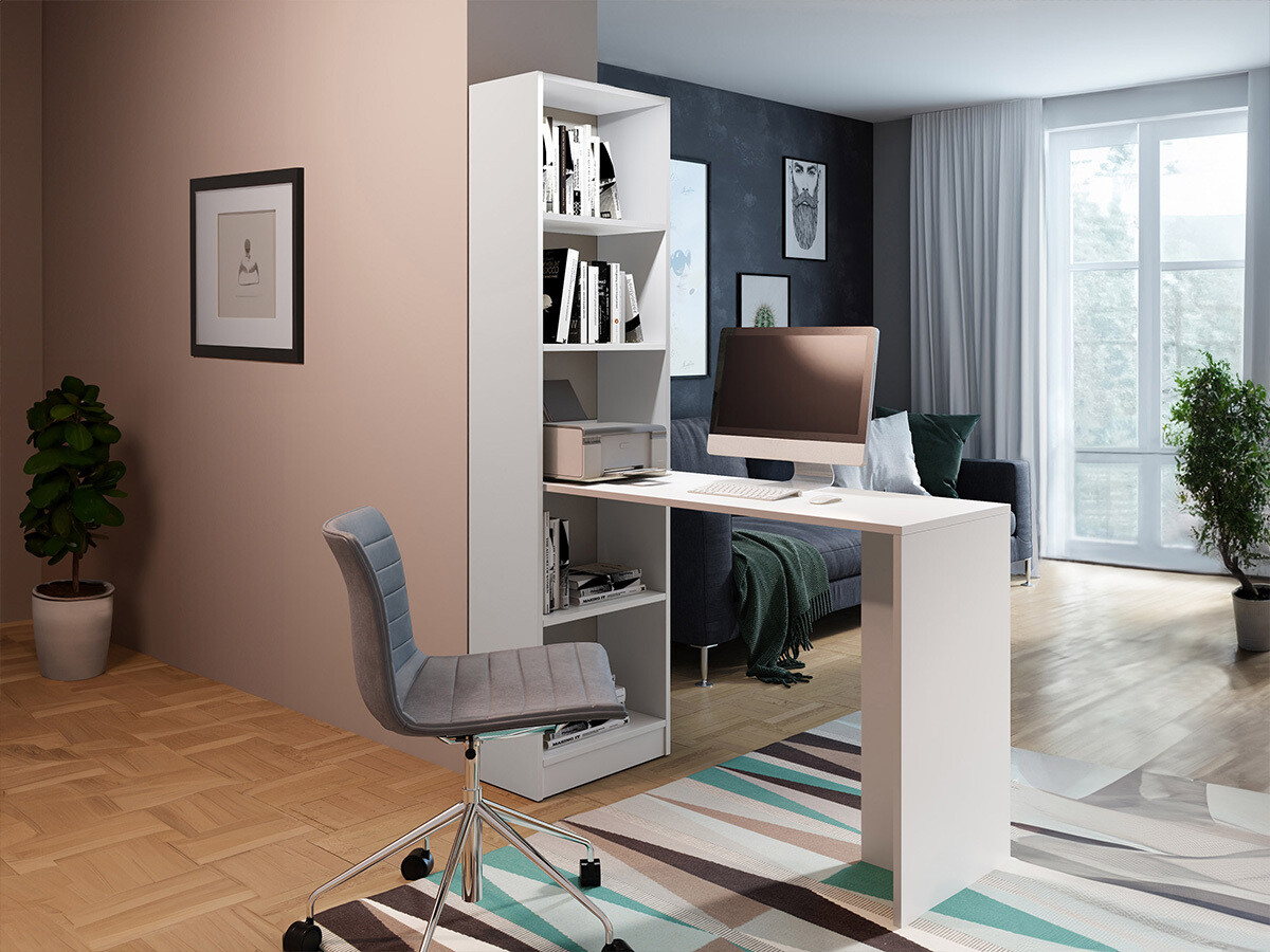 Darbo stalas Dover 109 (Balta)