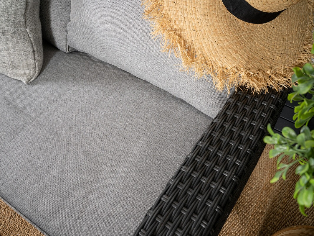 Lauko baldų komplektas Dallas 4628 (Tamsi pilka + Šviesi pilka)