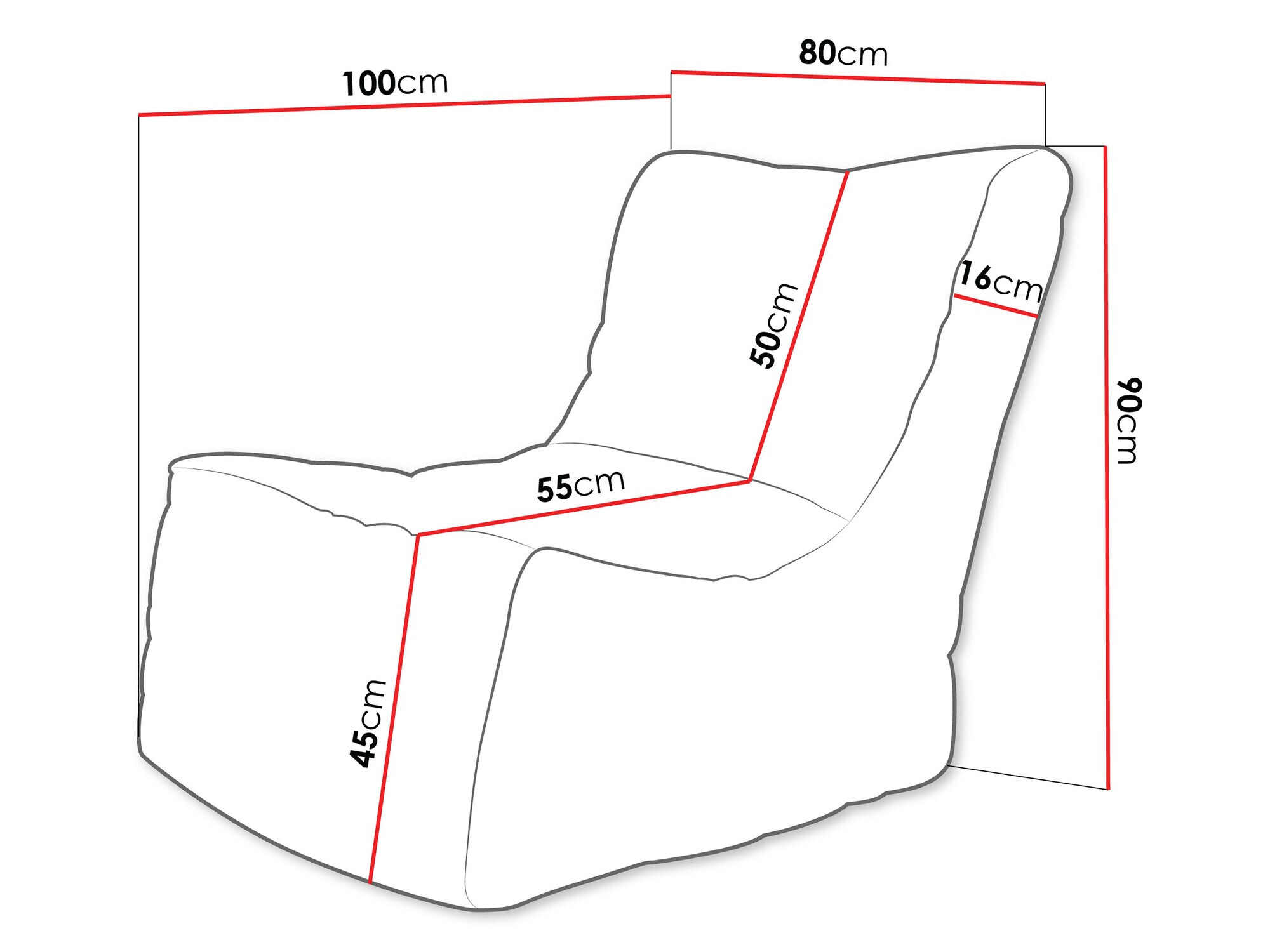 Sėdmaišis Passeral (Poso 100)