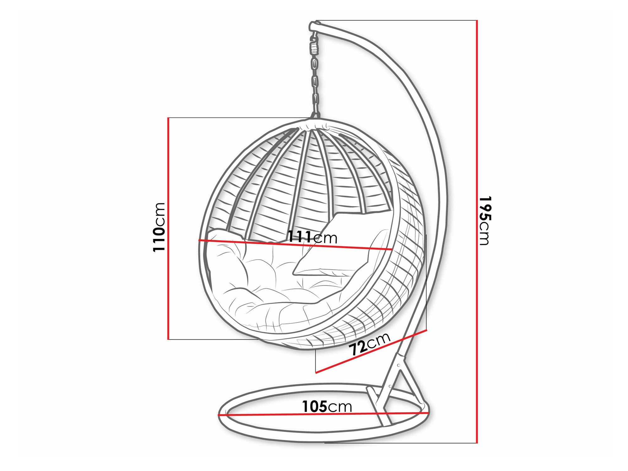 Supamas krėslas Comfivo 407