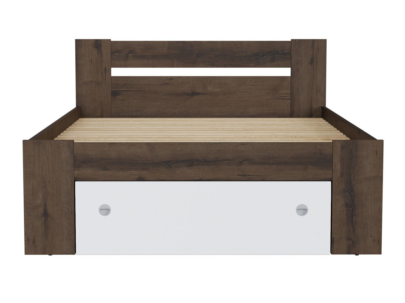 Lova Novsore 130 (Tamsus ąžuolas)