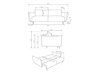 Sofa lova Kingston 131 (Horizon 97)