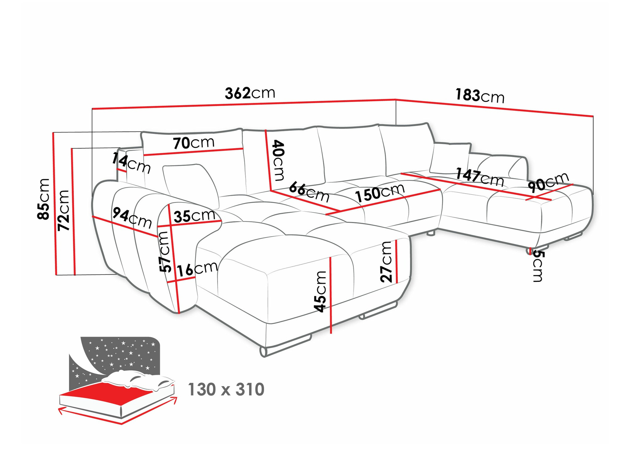 Minkštas kampas Signis I (Velo 621)