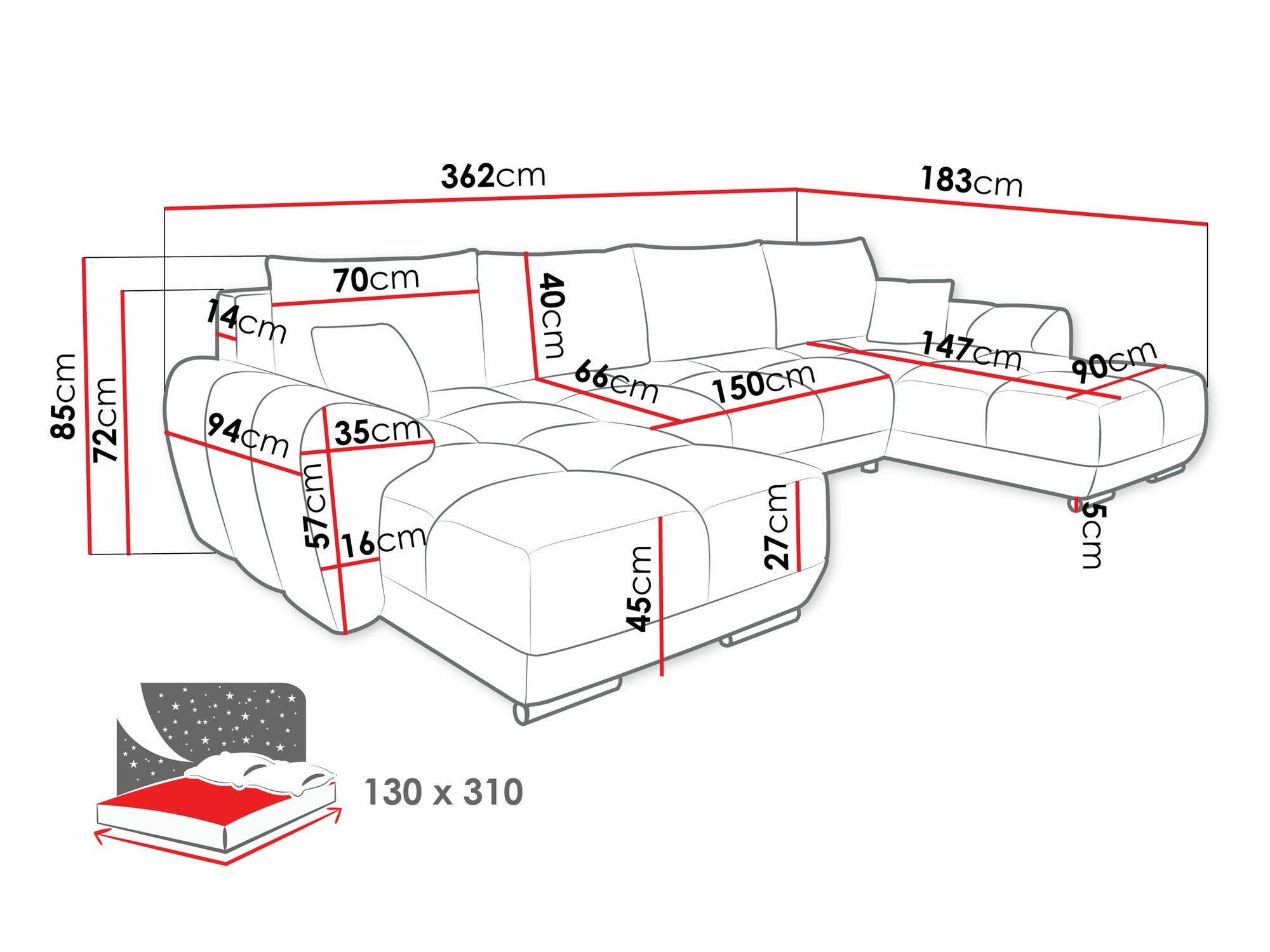 Minkštas kampas Signis I (Velo 636)